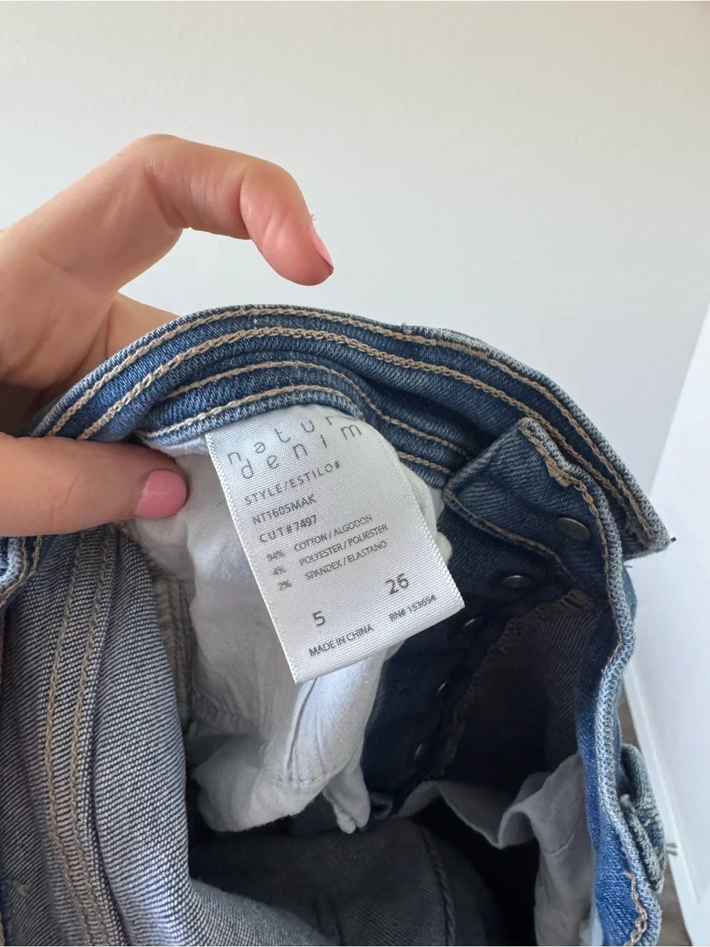 High-Rise Distressed Blue Women’s Jeans